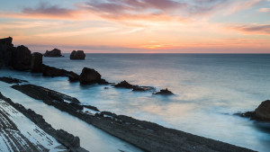 rocky seashore